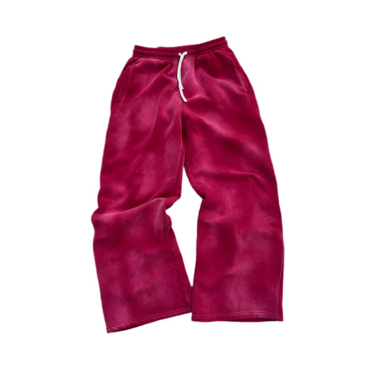 BURGUNDY RED "VIRA" SWEATS
